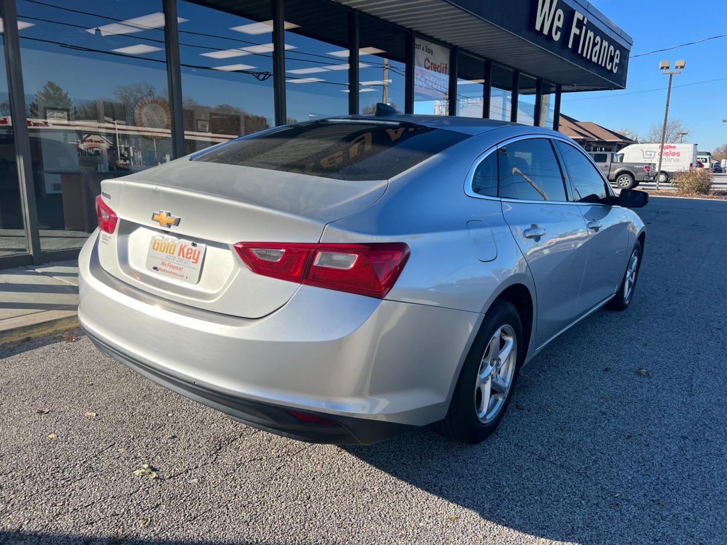 2017 Silver Ice Metallic Chevrolet Malibu LS (1G1ZB5STXHF) with an 1.5L L4 DOHC 16V engine, 6-Speed Automatic transmission, located at 1633 W Kimberly, Davenport, IA, 52806, (563) 323-5341, 41.559456, -90.598732 - Photo#3
